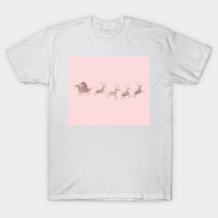 Rose gold - Santa through the night T-Shirt